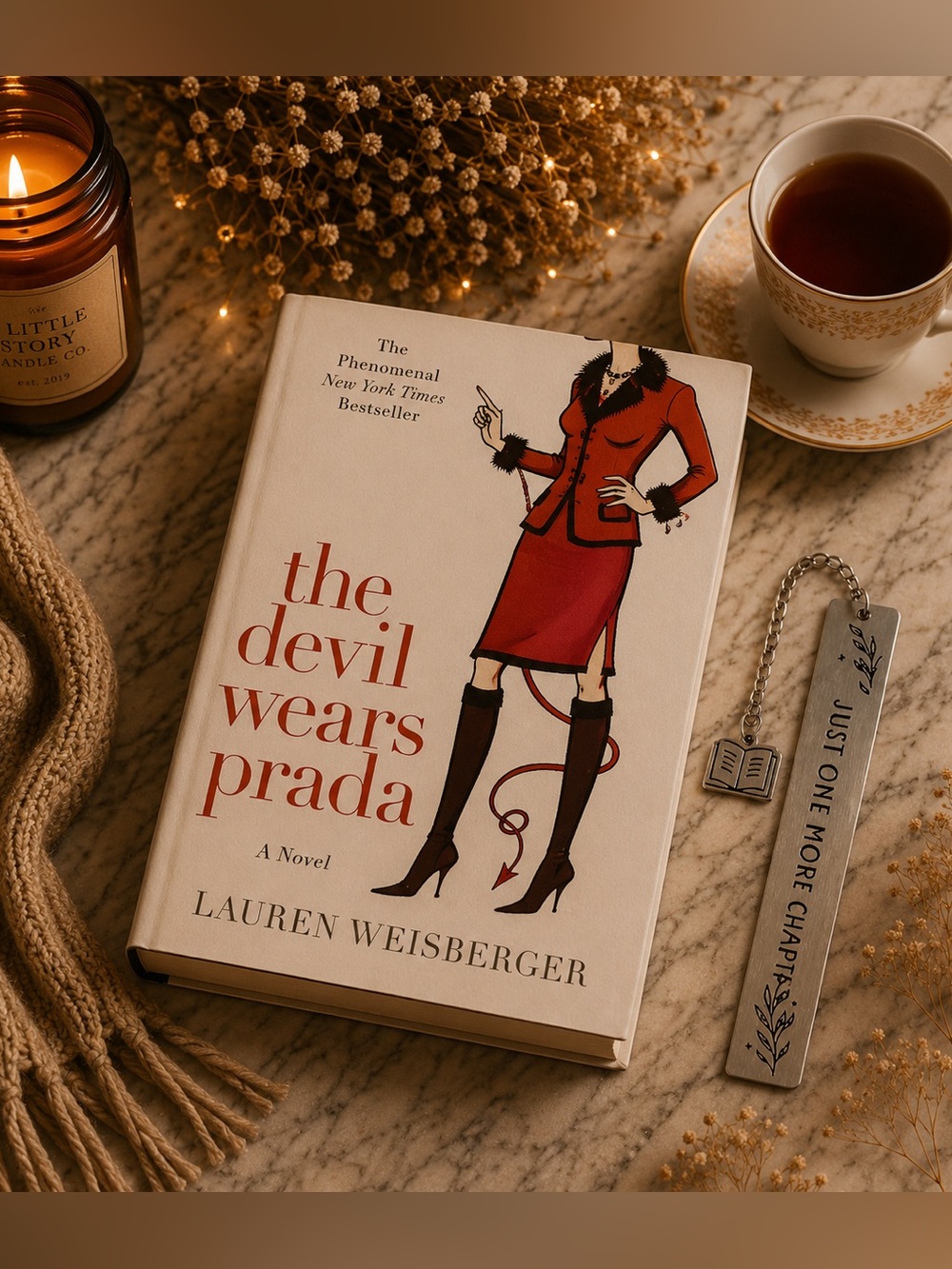 The Devil Wears Prada Paperback + Aesthetic Bookmark Gift Set